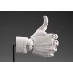 Takahiro Kagami ARTIST SUPPORT ITEM HAND MODEL MENS/R WHITE 1/1 Kotobukiya