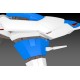 Darius Silver Hawk 3F 1B SPACE FIGHTER 2P COLOR 1/144 PM Office A