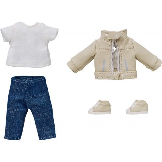 Nendoroid Doll Outfit Set Leather Jacket (Ivory) Good Smile Company