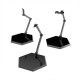 The Simple Stand x3 BLACK (for Figures and Models) Hex Type Good Smile Company