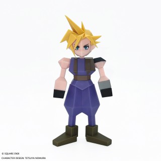 Final Fantasy VII FINAL FANTASYVII Polygon Soft Vinyl Cloud Strife Square Enix