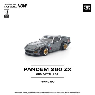 1/64 PANDEM 280ZX Gunmetal POPRACE