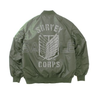 Attack on Titan Survey Corps MA 1 Jacket Ver.2.0 MOSS L size COSPA
