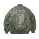 Attack on Titan Survey Corps MA 1 Jacket Ver.2.0 MOSS L size COSPA