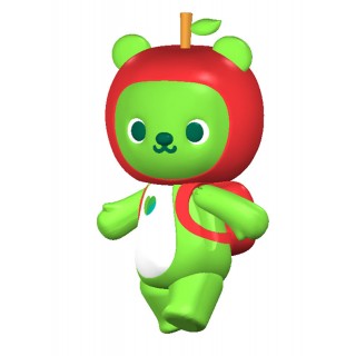 Plafia Mascot Character Local Mascots Arukuma Plastic Model PM Office A