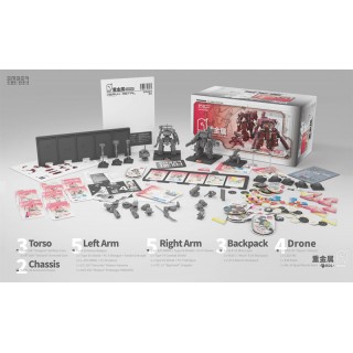 Ember Obsidian Protocol RDL Heavy Metal Expansion Pack Plastic Model Kit Kotobukiya