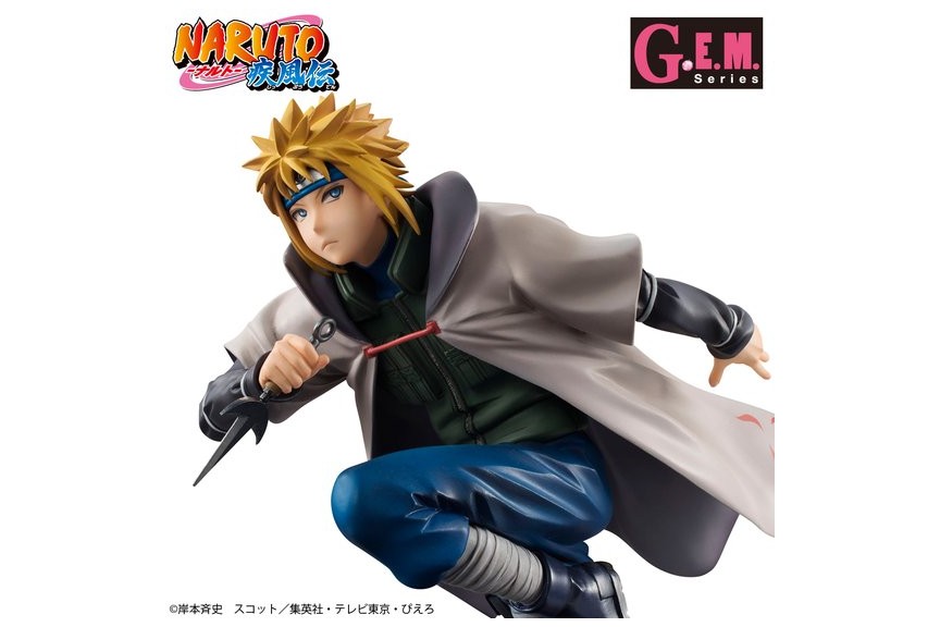 Anime Naruto Yondaime Hokage Namikaze Minato Action figure PVC