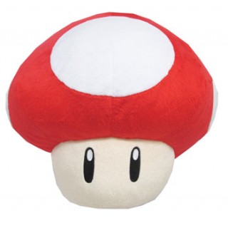 Super Mario Item Cushion Super Mushroom San-ei Boeki