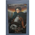 (T14E11) ATTACK ON TITAN LEBI LEVI REAL ACTION HEROES N.662 MEDICOM TOY 