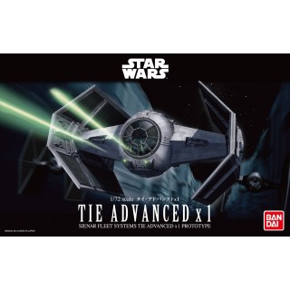 Star Wars Plastic Model Kit 1/72 TIE ADVANCE X 1 Bandai