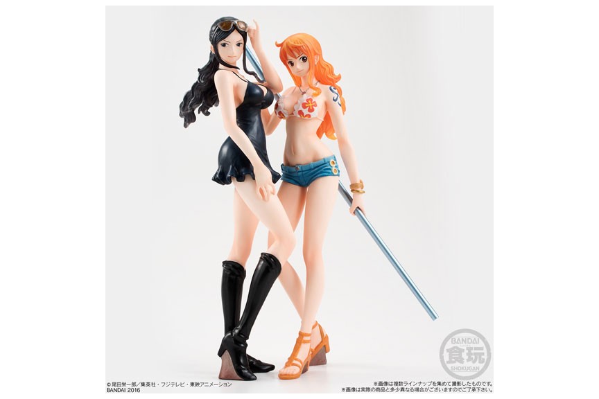 ABYstyle One Piece Robin and Nami Acryl 4-in Figure Set