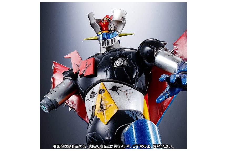 GX-70D MAZINGER Z Mazinga DAMAGED Robot Soul of Chogokin SOC Bandai Tamashii 