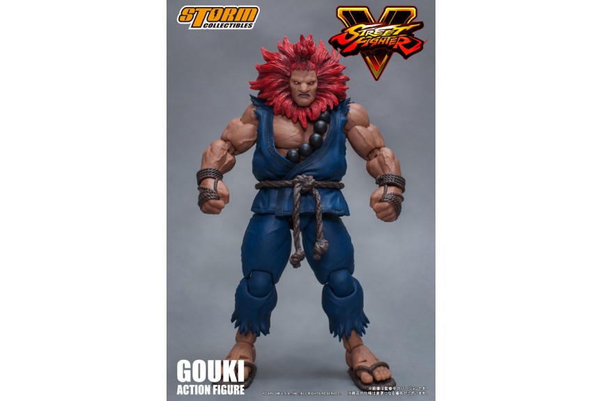 NEW Street Fighter V Akuma (Gouki) Action Figure Storm Collectibles