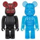 BEARBRICK Star Wars Darth Vader (Holographic Ver.) & Darth Maul Set of 2 Medicom Toy