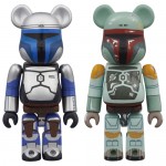 BEARBRICK Star Wars JANGO FETT & BOBA FETT Set of 2 Medicom Toy
