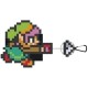 The Legend of Zelda A Link to the Past Hook Shot Pass Case Ensky