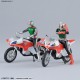 Mecha Collection Kamen Rider New 2 & New Cyclone Plastic Model Bandai