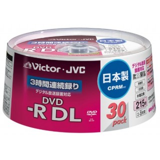 DVD - R DL Victor JVC Single-sided dual-layer (VD-R215CS30) pack of 30 Made  in Japan