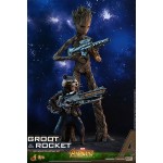 Movie Masterpiece Avengers Infinity War Groot & Rocket 1/6 Hot Toys