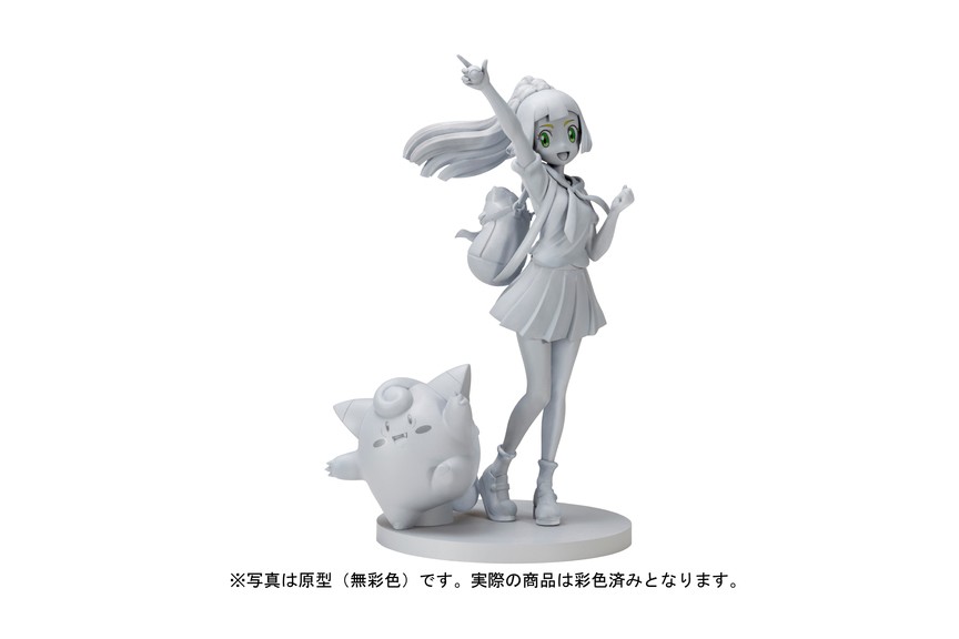 Pokemon Center Gamba Lillie & Clefairy 1/8 Kotobukiya Limited Edition NEW JAPAN 