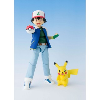 SH S.H. Figuarts Ash Ketchum Pokemon Bandai (box damage)