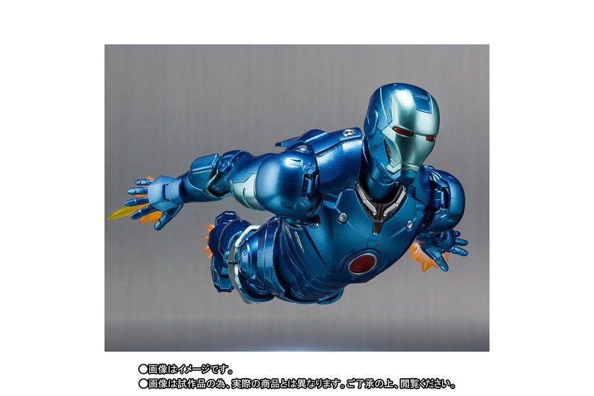 Bandai 4549660247913 SHFiguarts Iron Man Mark 3 Blue Stealth for sale online 