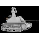 Poland TKS Tankette 20mm Turret Mounted Type Metal Barrel + 2 Tank Troops Plastic Model 1/35 IBG