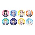 Nijisanji Chara Badge Collection (First Graders) Box of 8 Movic