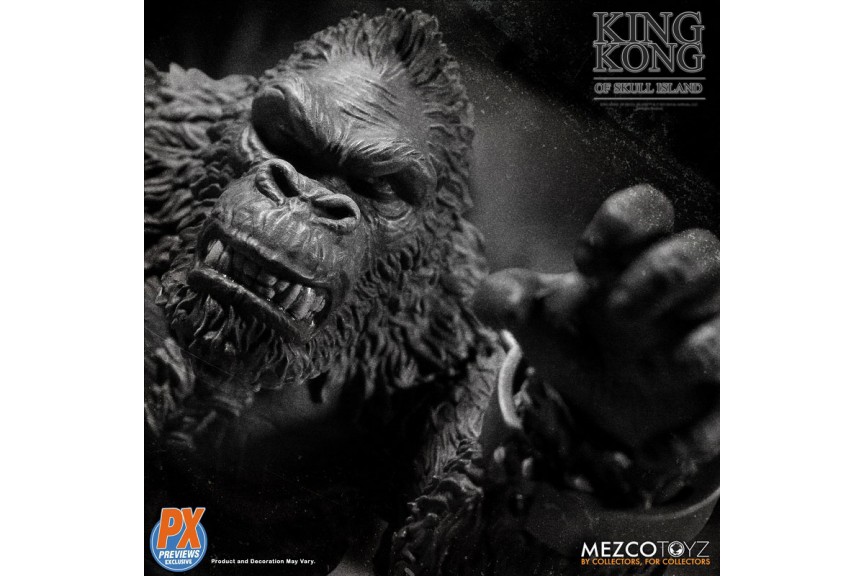 King Kong Skull Island 7 Inch Action Figure Limited Black White