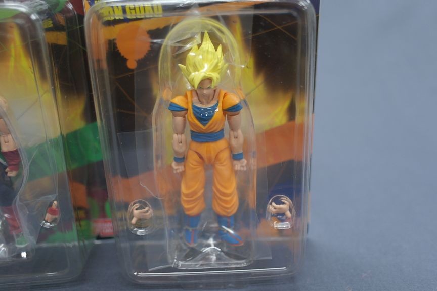 Figure Action 2 Bonecos Goku + Bardock Dragon Ball Z - Kuriboh Shop