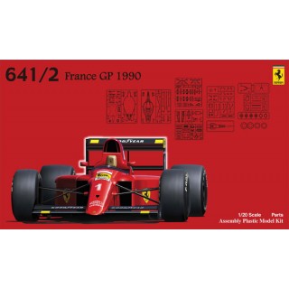 Grand Prix Series No.26 Ferrari 641/2 Mexican Grand Prix Grand Prix de France Plastic Model Kit 1/20 Fujimi