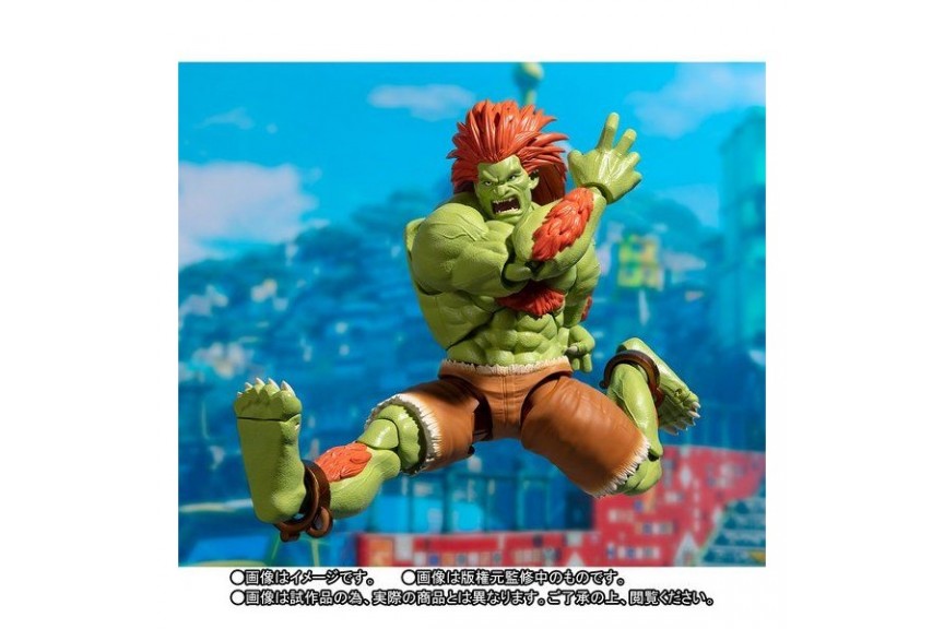 S.h.figuarts Street Fighter V Blanka Action Figure Premium Bandai