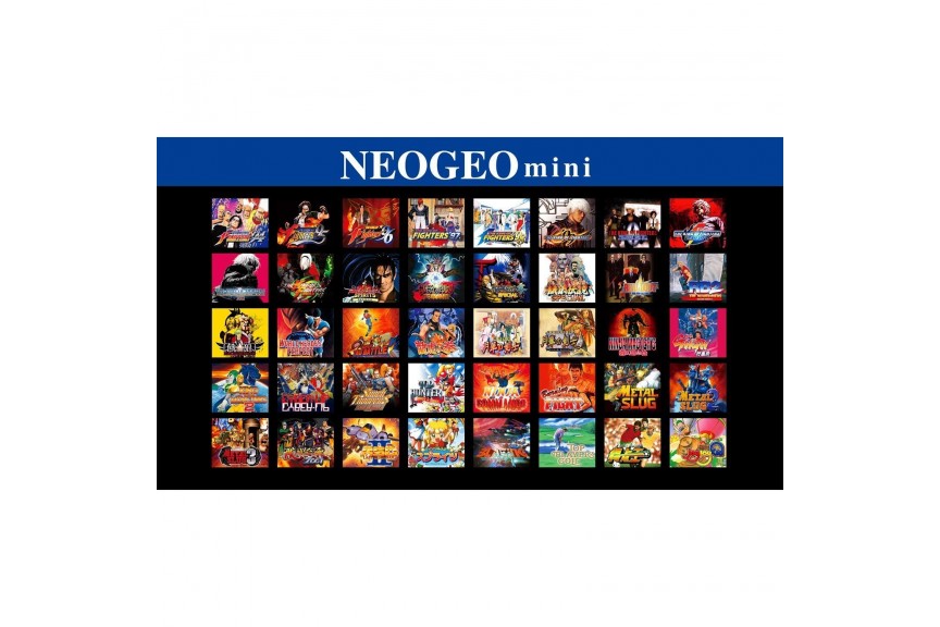 SNK NEO GEO NEOGEO Mini Classic 40th Anniversary Arcade (40 Games included)  New~