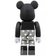 BEARBRICK MICKEY MOUSE And MINNIE MOUSE 100% B And W Ver. Medicom Toy