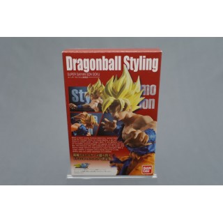 (T2E1) Dragon Ball Styling Super Saiyan Songoku Shokugan Bandai