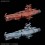 Mecha Collection Earth Federation Main Battleship Dreadnought class Set 2 Kit BANDAI SPIRITS