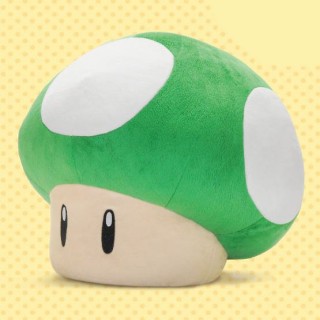 Super Mario MZ35 Sitting Plush 1UP Mushroom San-ei Boeki