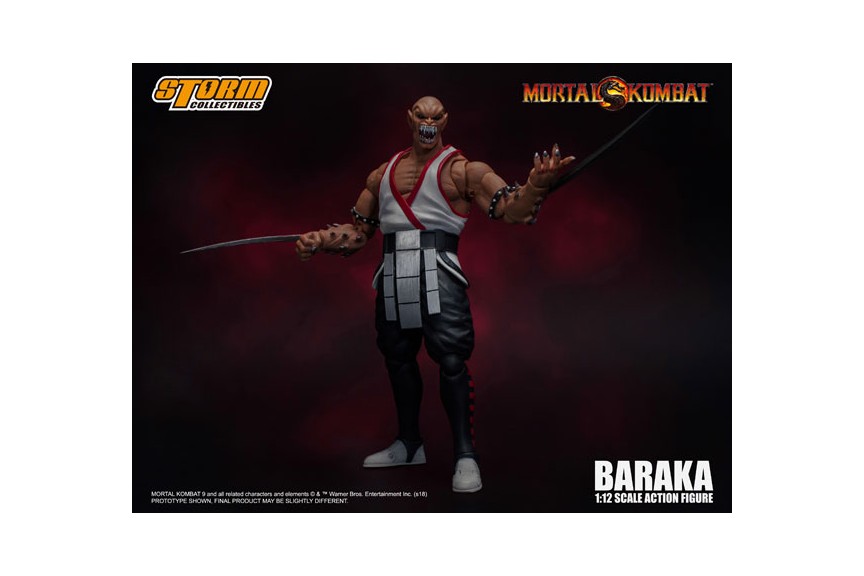 Mortal Kombat Baraka Figure by Storm Collectibles - The Toyark - News