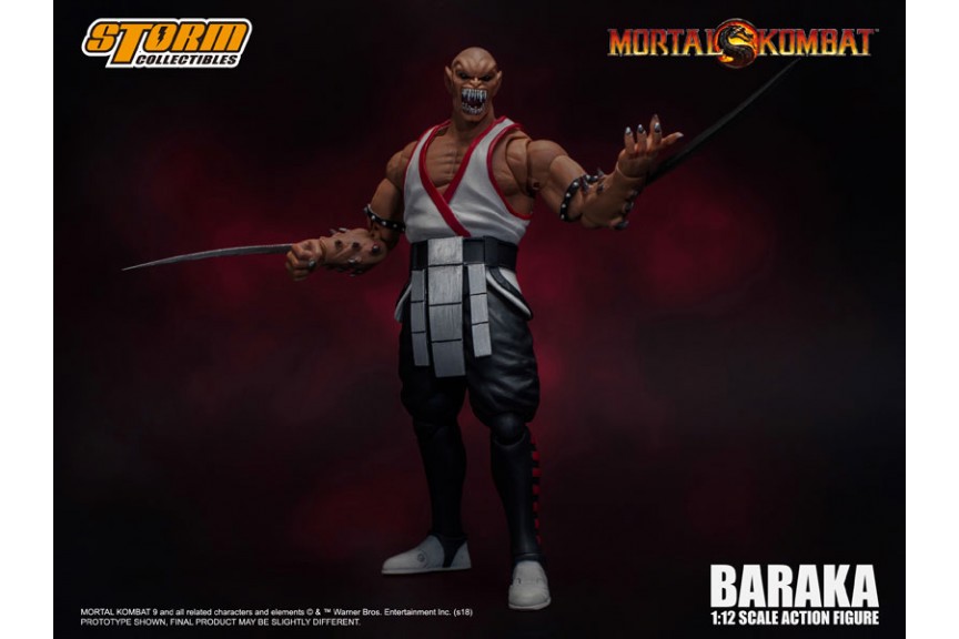 Mortal Kombat Baraka 1:12 Action Figure