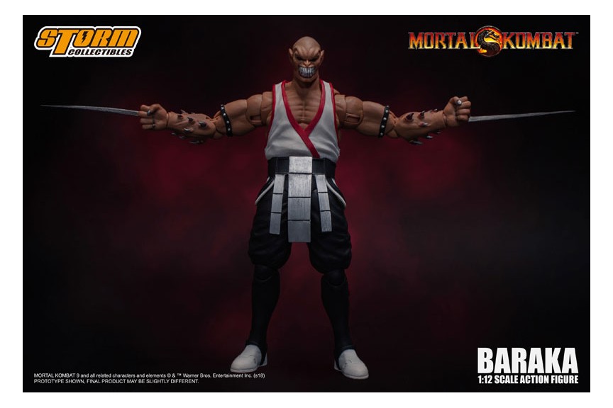 Mortal Kombat Baraka, Storm Collectibles 1:12 Action Figure