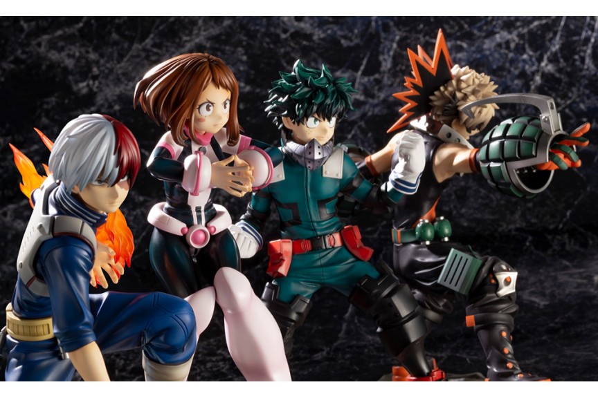 Artfx J My Hero Academia Ochaco Uraraka With Bonus Extra Head 1 8 Takara Tomy Limited Mykombini