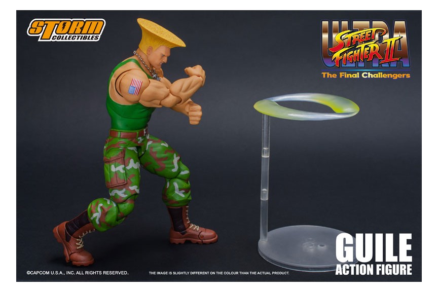 NEW Storm Toys 1/12 Street Fighter 2 Guile The Final Challengers Action  Figure