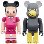 BEARBRICK Chiko-chan ni Shikarareru! Chiko-chan And Kyoe-chan 2 PACK Medicom Toy