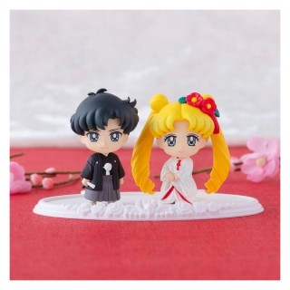 Sailor Moon Petit Chara Happy Wedding Shiromuku ver. Megahouse Sailor Moon Petit Chara Happy Wedding Shiromuku ver. Megahouse