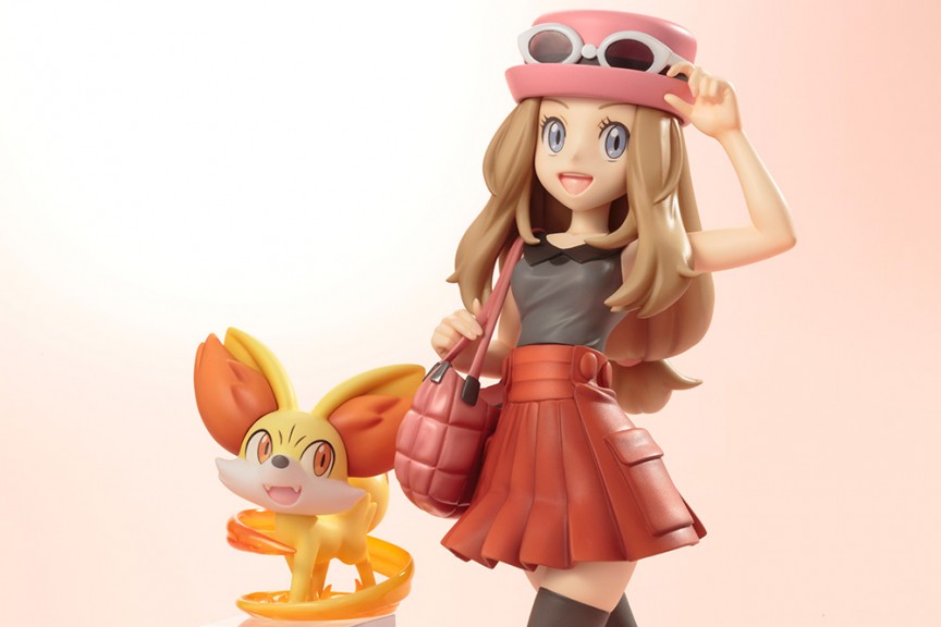 Kotobukiya Pokemon Serena and Fennekin Artfx J Statue